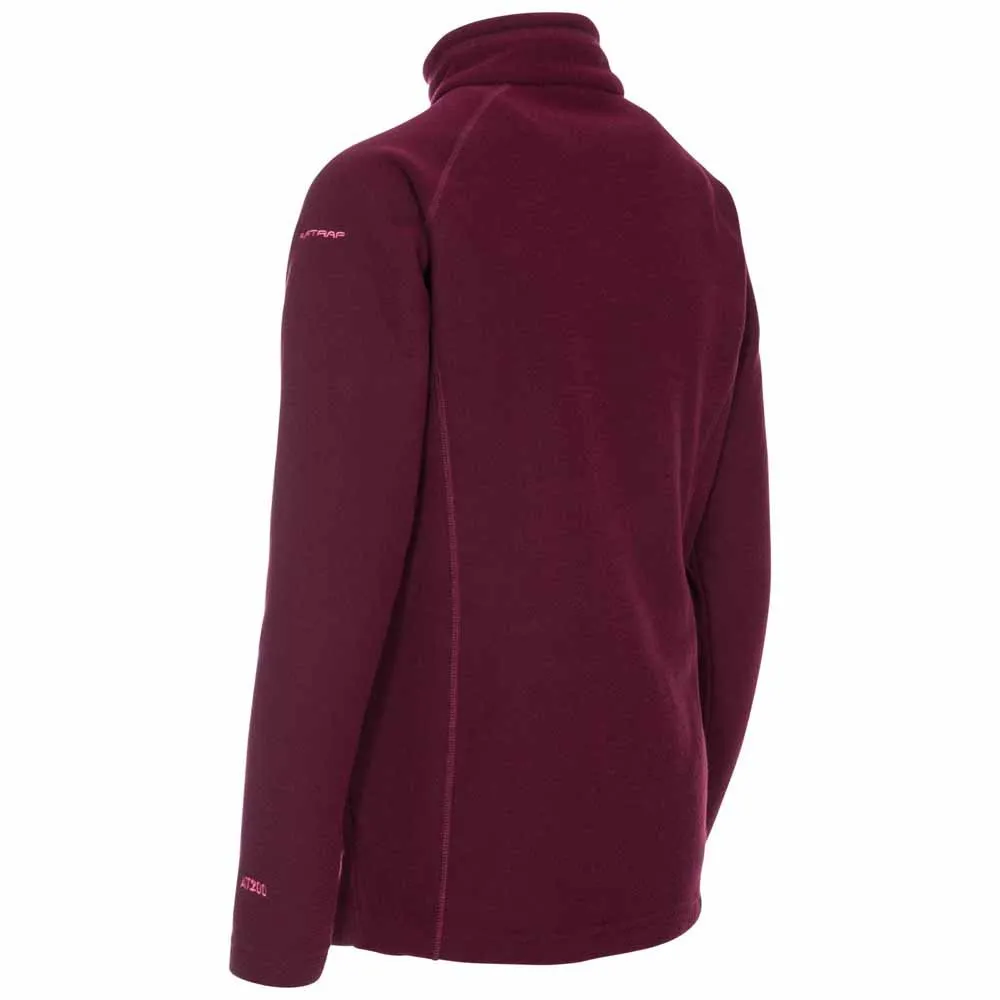 Trespass Commotion Fleece Med Halv Dragkedja, Fig