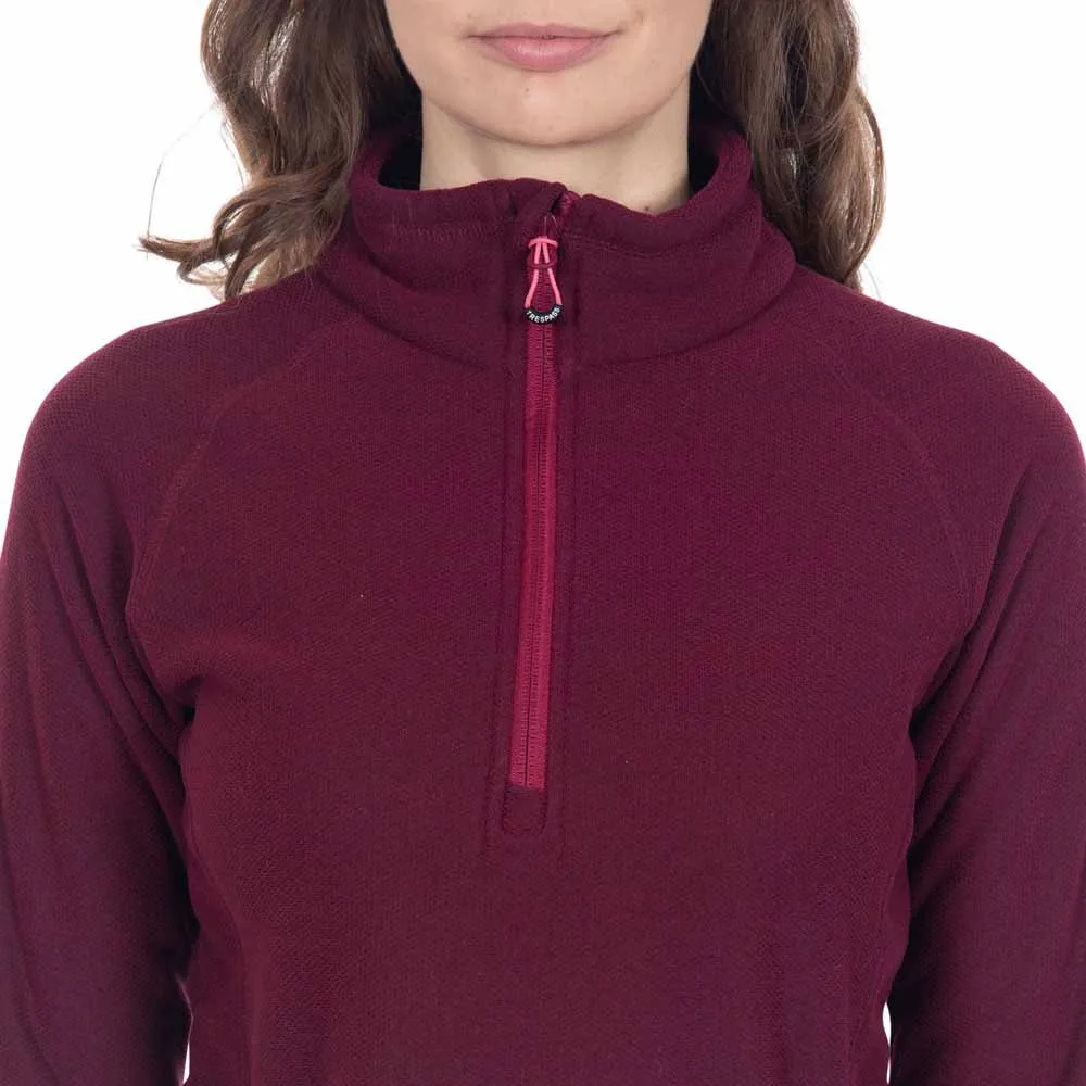 Trespass Commotion Fleece Med Halv Dragkedja, Fig