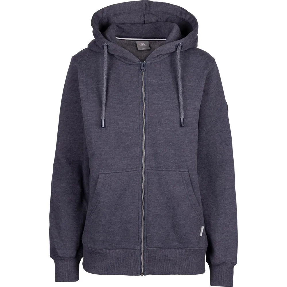 Trespass Erie Sweatshirt Med Dragkedja, Navy marl