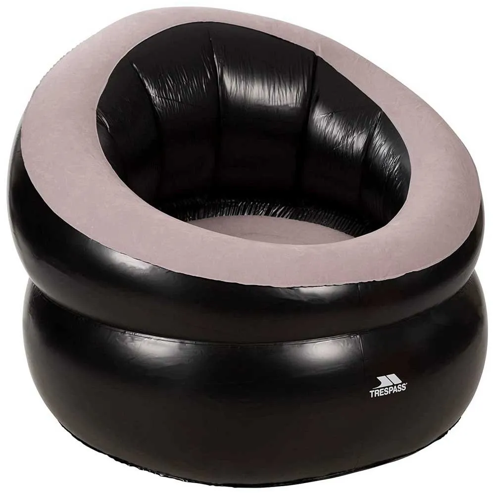 Trespass Floki Infatable Air Uppblåsbar Soffa, Black, One Size