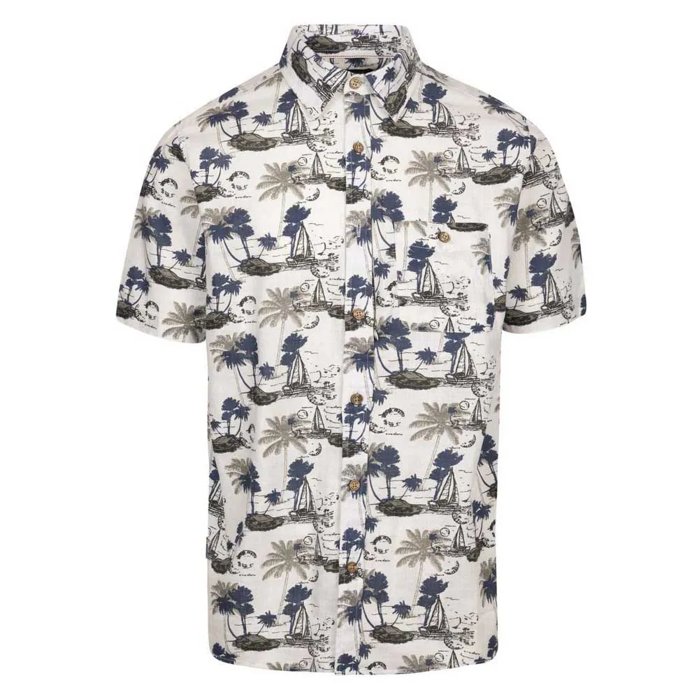 Trespass Frantom T-shirt Med Korta ärmar, Off white print
