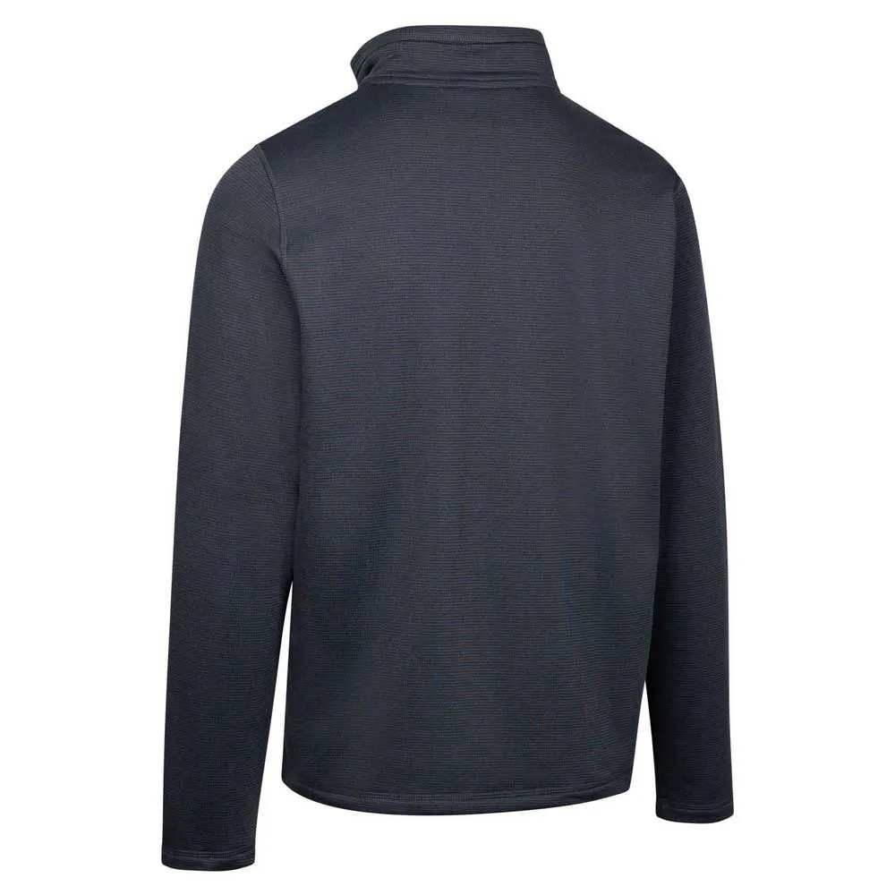 Trespass Fulbrook Fleece Med Halv Dragkedja, Dark flint marl