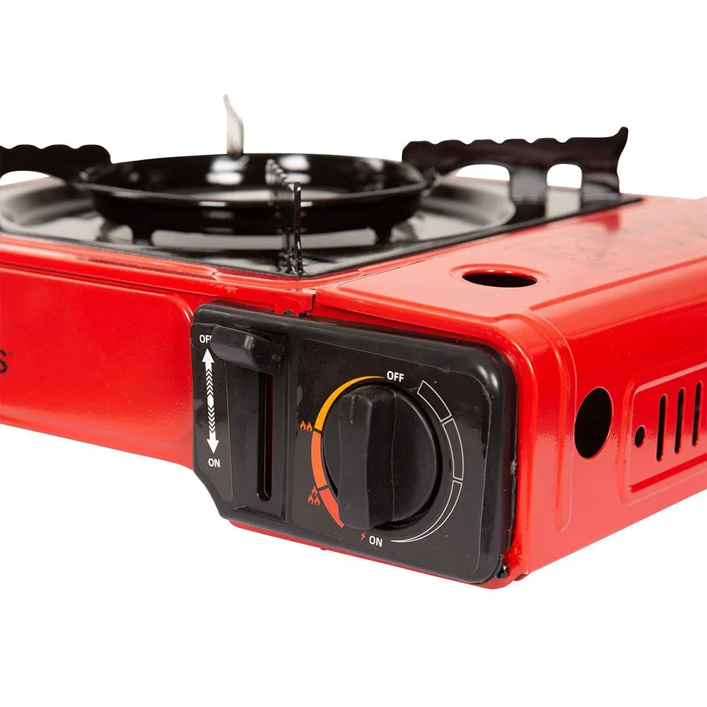 Trespass Gastro Gaskök För Camping Refurbished, Red, One Size