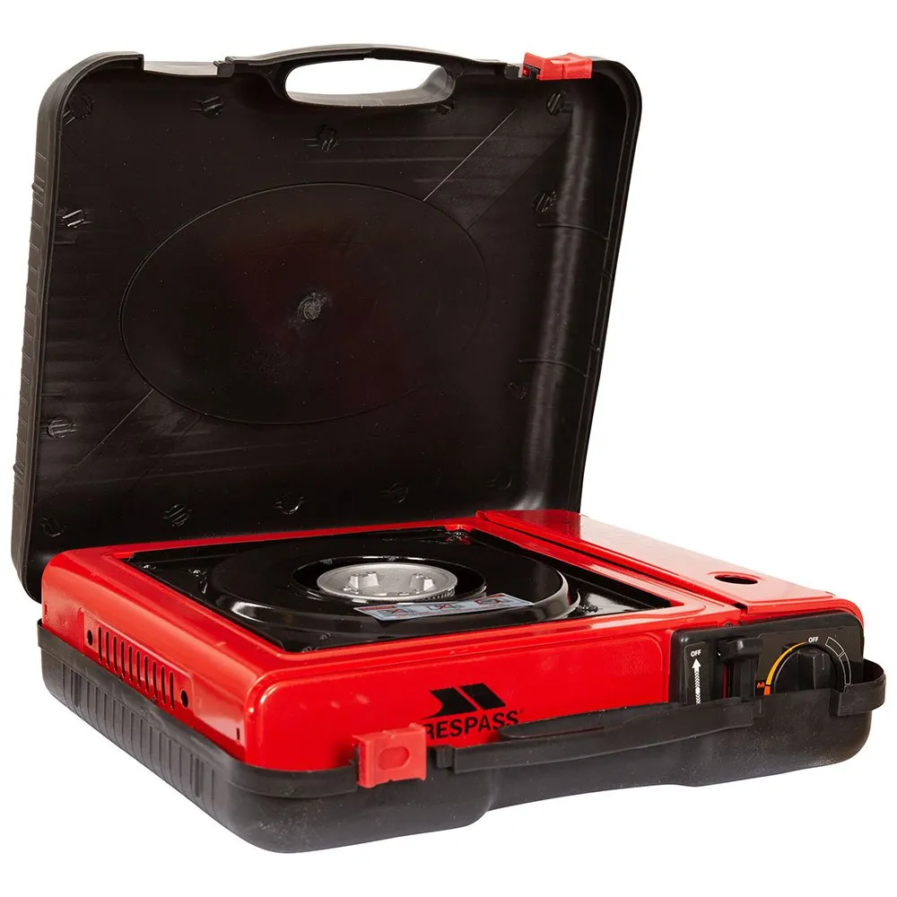 Trespass Gastro Gaskök För Camping Refurbished, Red, One Size