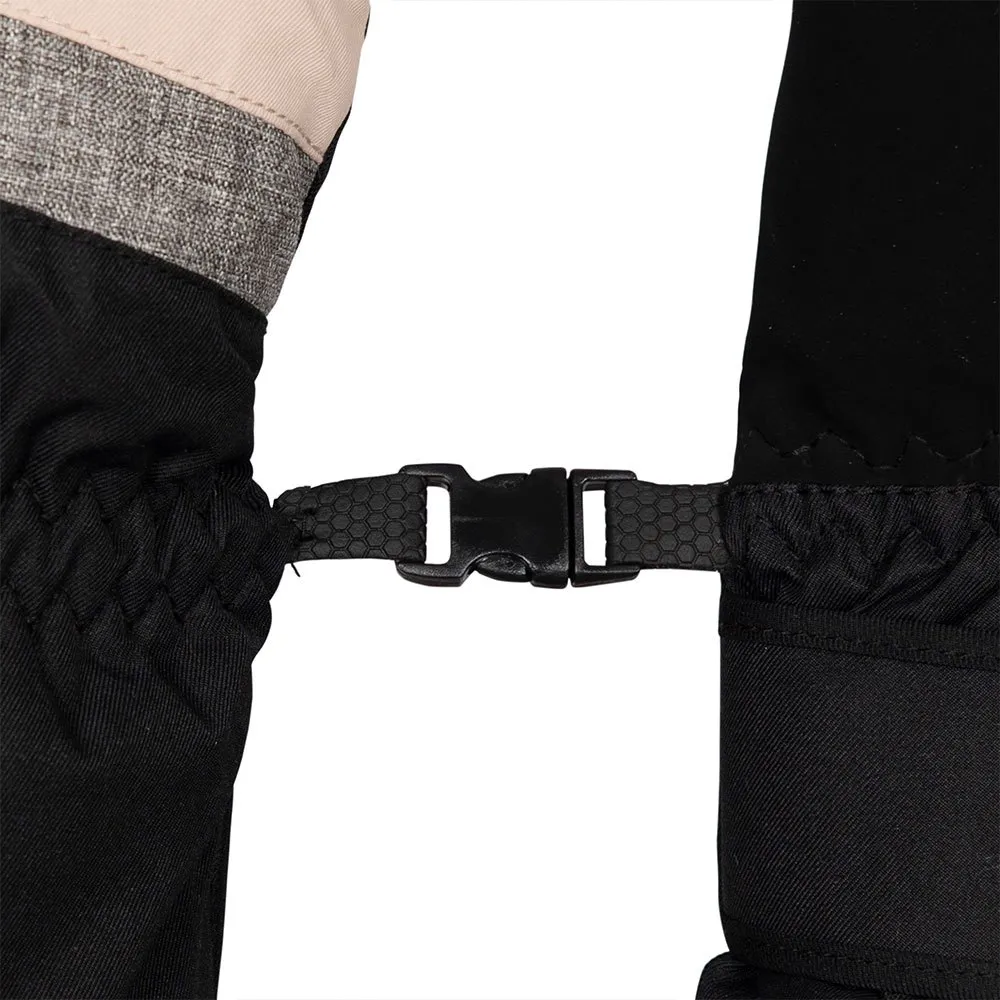 Trespass Jarol Handskar, Soft stone / black / textured fabric