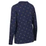 Trespass Mandy T-shirt Med Lång ärm, Navy print