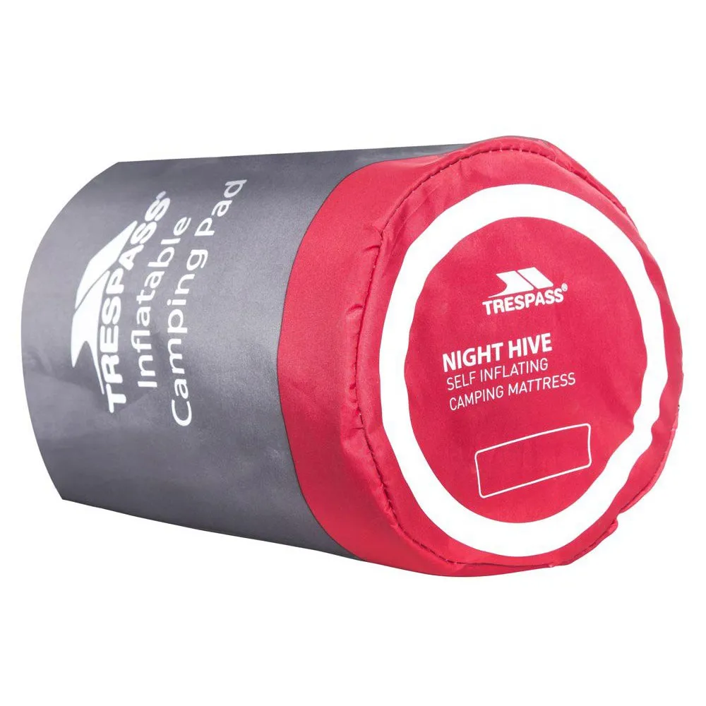 Trespass Night Hive Uppblåsbar Madrass, Red