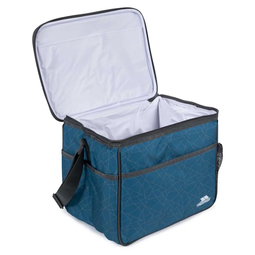 Trespass Nukool 15l Mjuk Bärbar Kylväska, Rich teal print, One Size