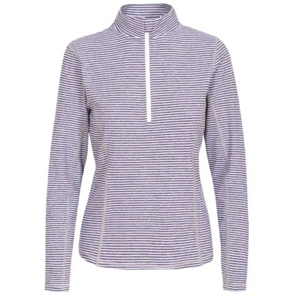 Trespass Overjoy T-shirt Med Lång ärm, Navy marl