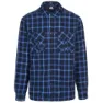 Dark blue check