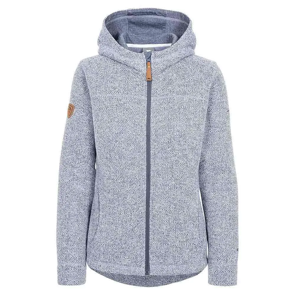 Trespass Reserve C Fleecejacka Med Huva, Denim blue