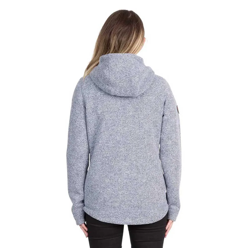 Trespass Reserve C Fleecejacka Med Huva, Denim blue