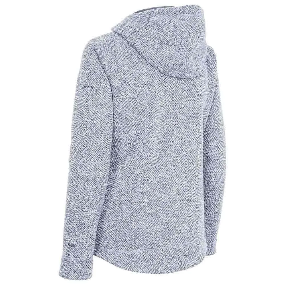 Trespass Reserve C Fleecejacka Med Huva, Denim blue