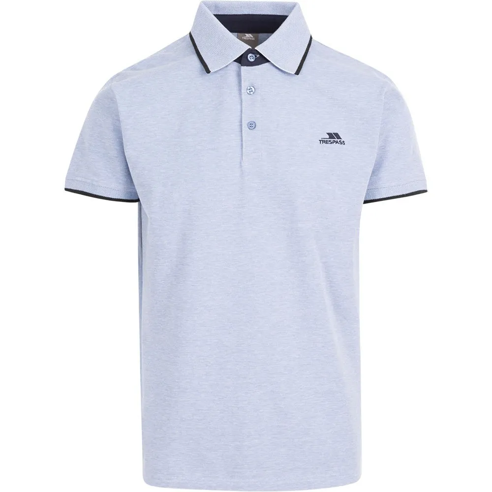 Trespass Skate Kortärmad Polotröja, Denim blue