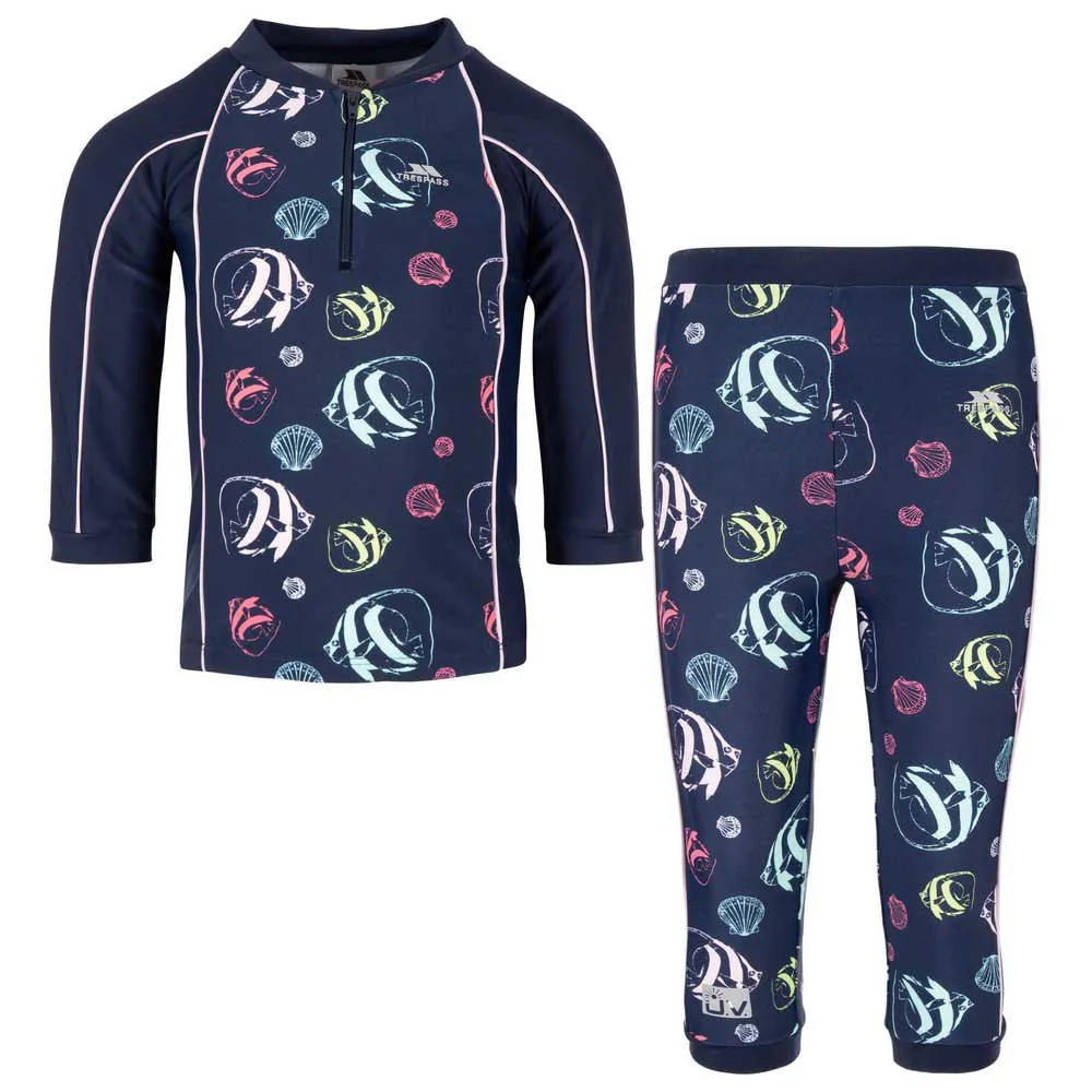 Trespass Smiley Uv-skyddande Sparkdräkt Med Lång ärm För Barn unisex Trespass Smiley Uv-skyddande Sparkdräkt Med Lång ärm För Barn unisex