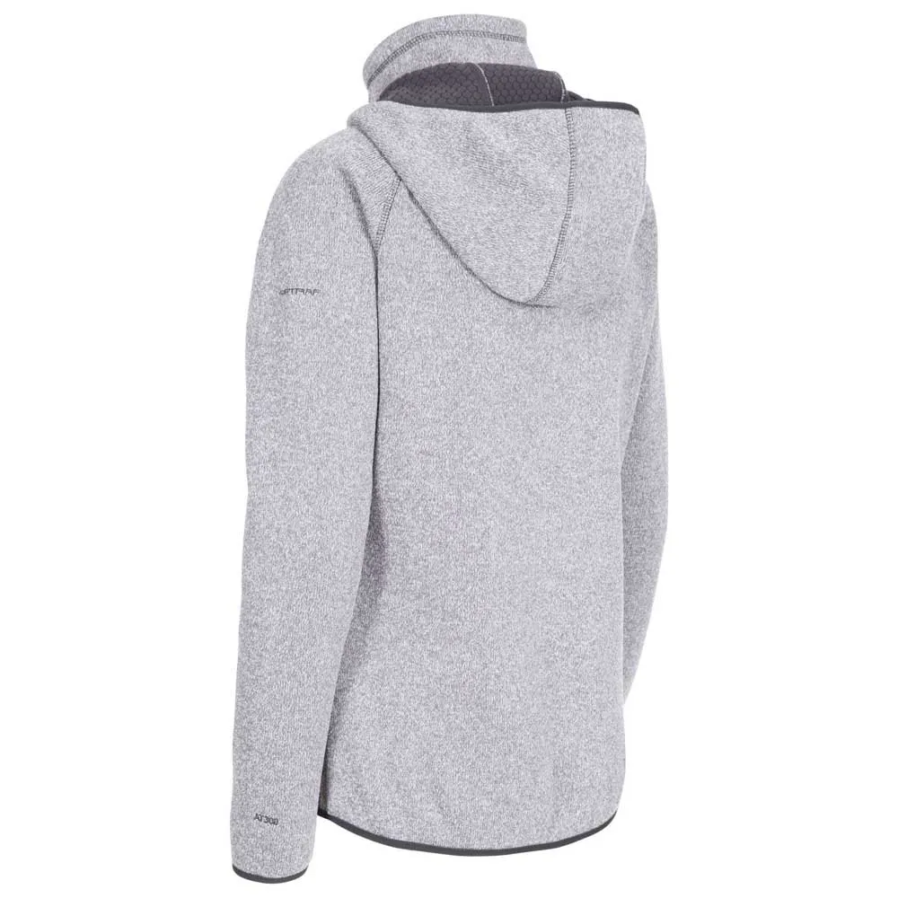 Trespass Splendor Fleecejacka Med Huva, Grey