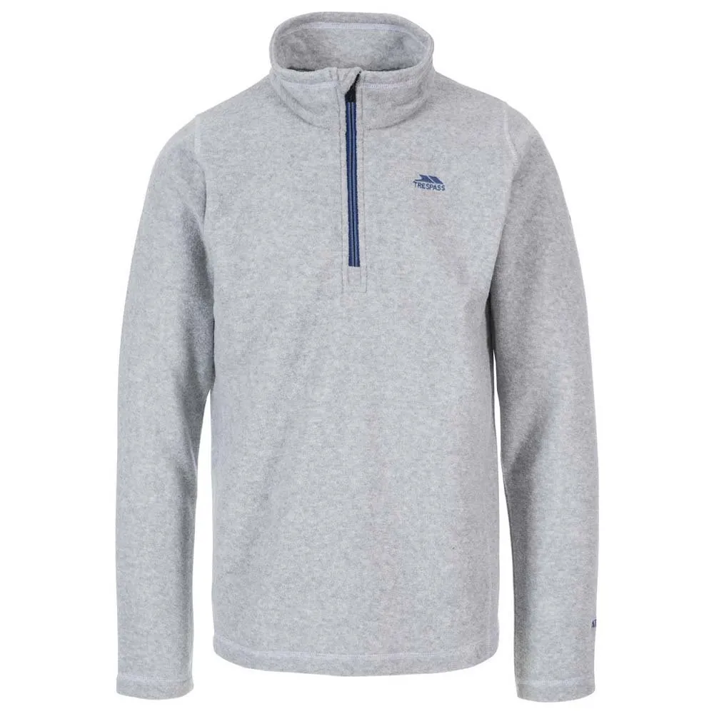 Trespass Tandle Fleece Med Halv Dragkedja, Grey marl
