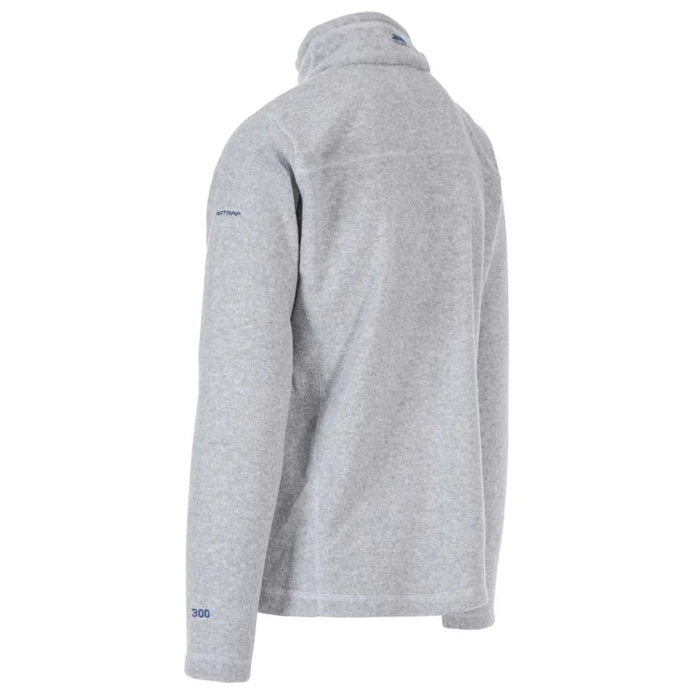 Trespass Tandle Fleece Med Halv Dragkedja, Grey marl