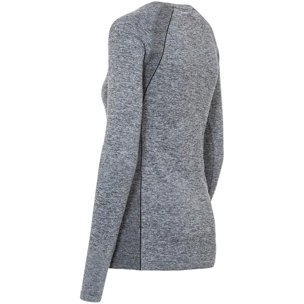 Trespass Welina Tp75 Långärmad Baslager, Black marl