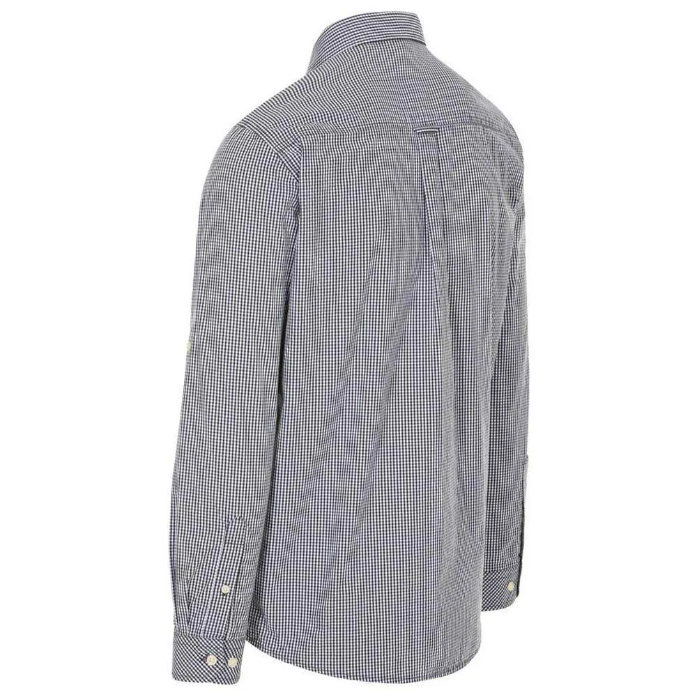 Trespass Yaddlethorpe Skjorta Med Långa ärmar, Black gingham