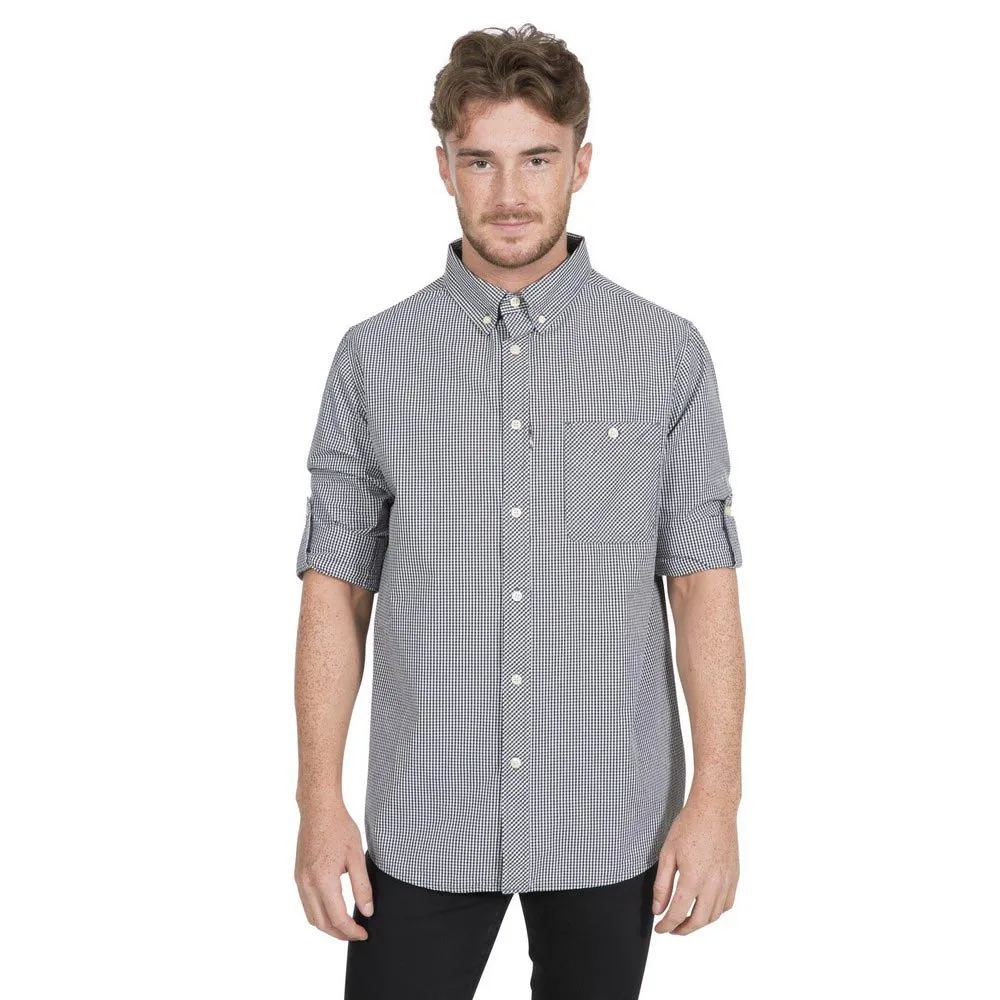 Trespass Yaddlethorpe Skjorta Med Långa ärmar, Black gingham