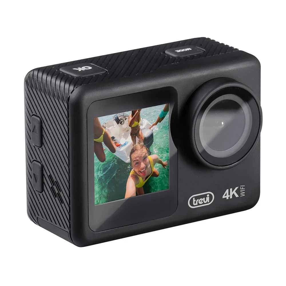 Trevi Go 2550 4k Actionkamera, Black, One Size, EU Plug 220V Trevi Go 2550 4k Actionkamera, Black, One Size, EU Plug 220V