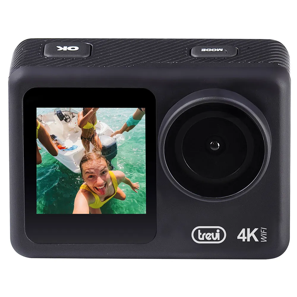 Trevi Go 2550 4k Actionkamera, Black, One Size, EU Plug 220V Trevi Go 2550 4k Actionkamera, Black, One Size, EU Plug 220V
