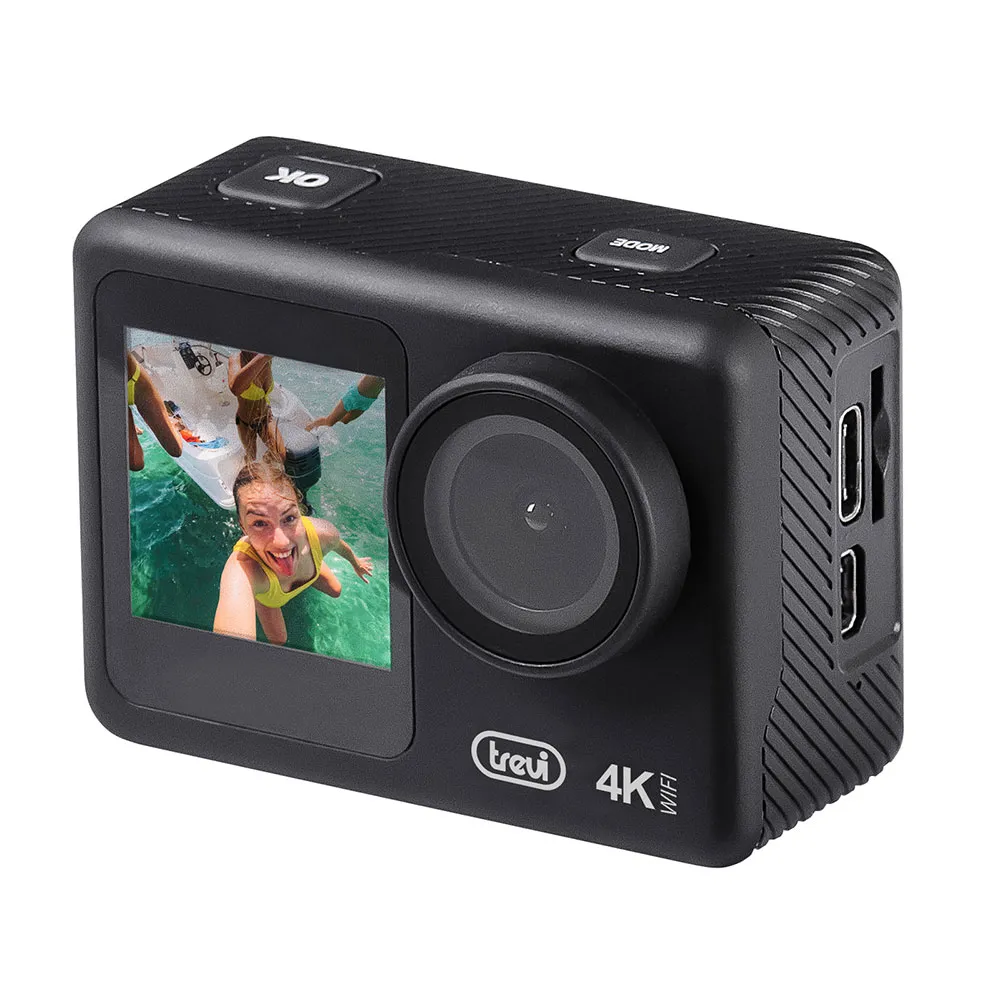 Trevi Go 2550 4k Actionkamera, Black, One Size, EU Plug 220V Trevi Go 2550 4k Actionkamera, Black, One Size, EU Plug 220V