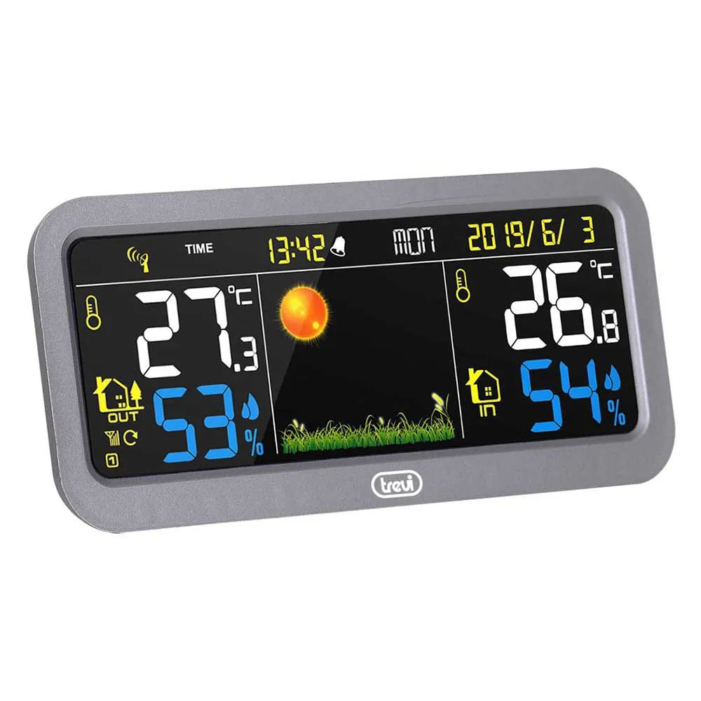 Trevi Me 3p20 Rc Väderstation, Grey, One Size Trevi Me 3p20 Rc Väderstation, Grey, One Size