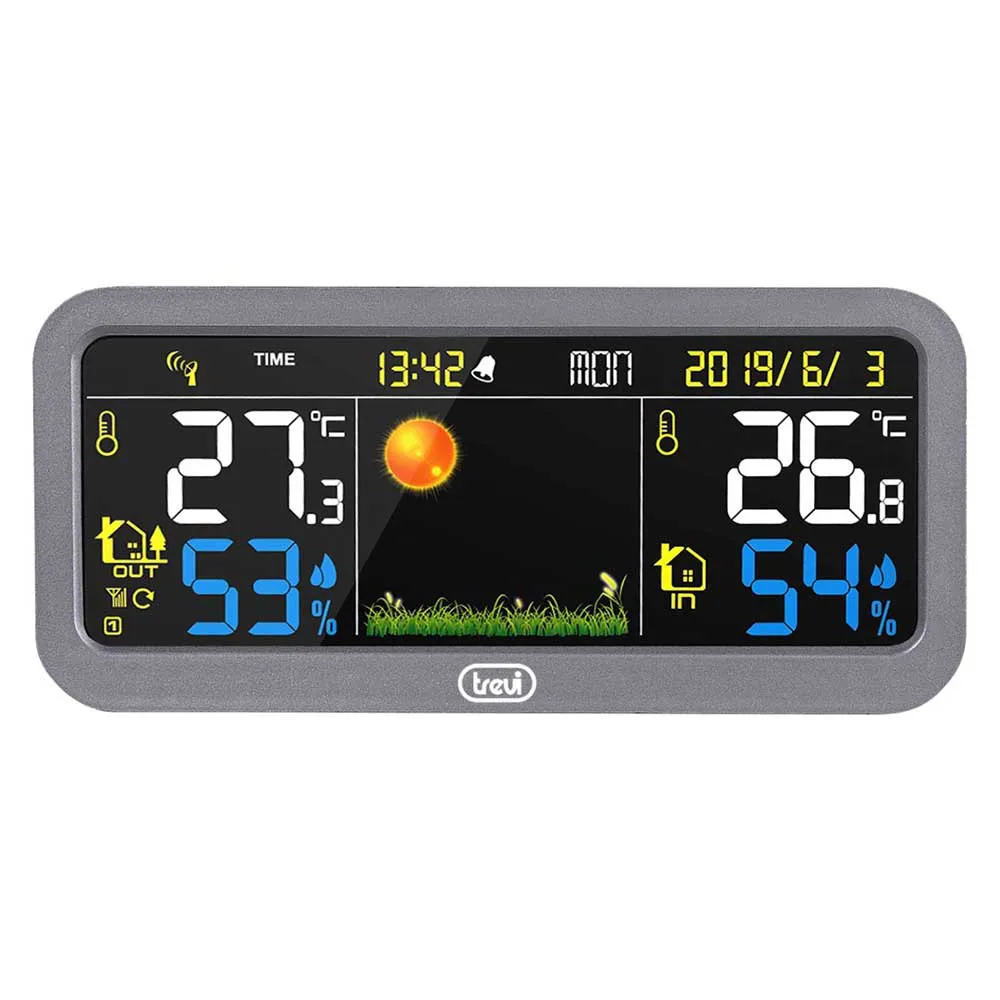 Trevi Me 3p20 Rc Väderstation, Grey, One Size Trevi Me 3p20 Rc Väderstation, Grey, One Size