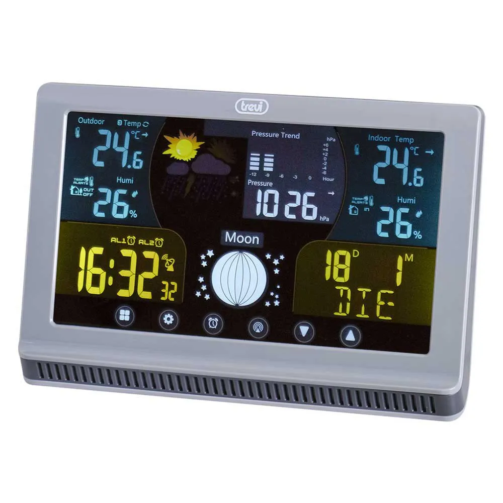 Trevi Me 3p70 Rc Väderstation, Grey, One Size