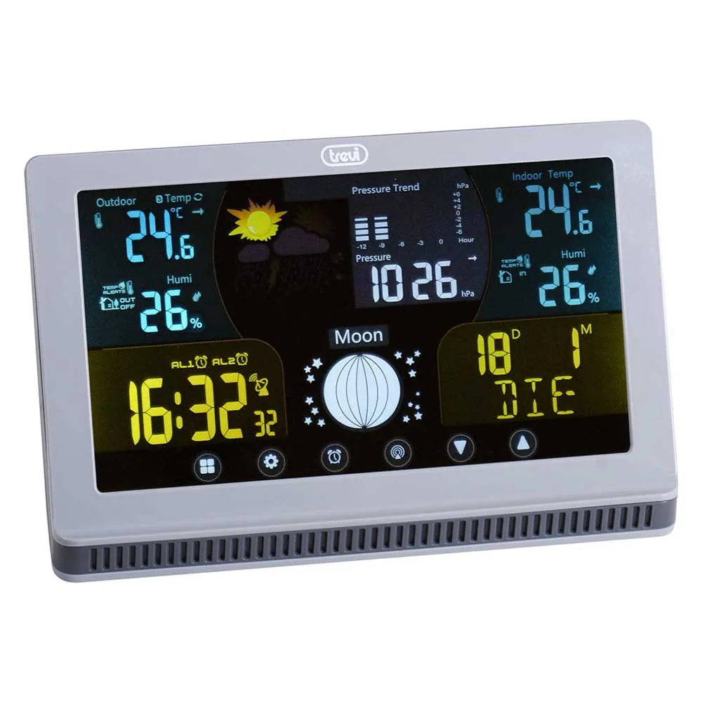 Trevi Me 3p70 Rc Väderstation, Grey, One Size