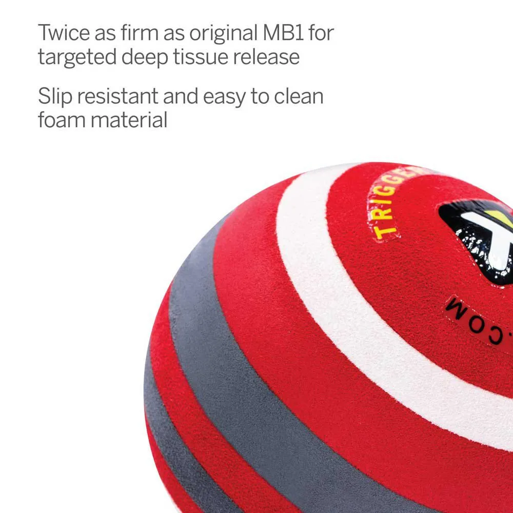 TriggerPoint Mbx Massageboll, Red / white / black, 6cm