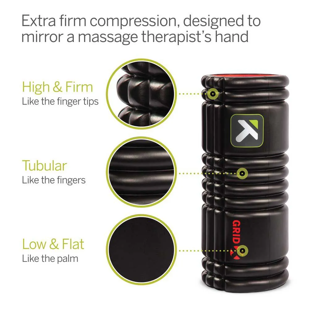TriggerPoint The Grid X Massage Rulle, Black / red, 33cm