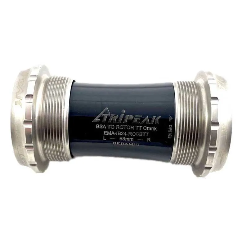 Tripeak Bsa Rotor Tt Ceramic 24 Mm Vevlagerskoppar, Black / silver, 68mm