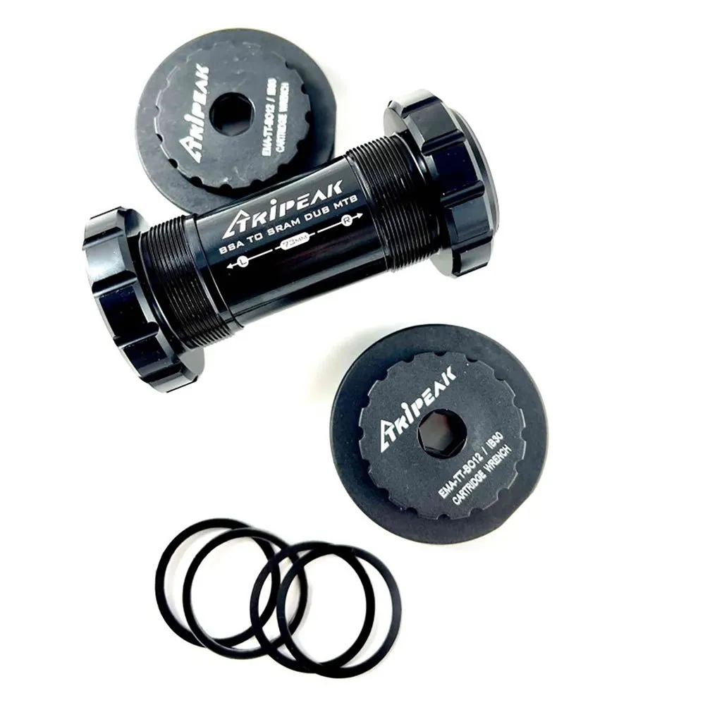 Tripeak Bsa Sram Dub Threaded Vevlager, Black, 73mm