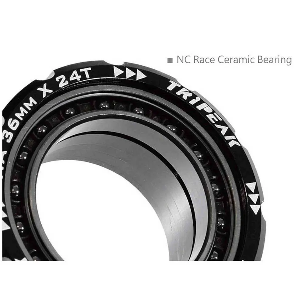 Tripeak Jetstream Pro T47/sh/sram Dub/rotor 3d Ceramic Vevlagerskoppar, Black / black, 85.5mm Tripeak Jetstream Pro T47/sh/sram Dub/rotor 3d Ceramic Vevlagerskoppar, Black / black, 85.5mm