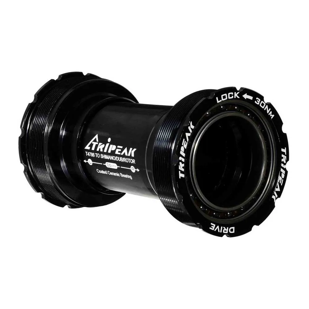 Tripeak Jetstream Pro T47/sh/sram Dub/rotor 3d Ceramic Vevlagerskoppar, Black / black, 85.5mm Tripeak Jetstream Pro T47/sh/sram Dub/rotor 3d Ceramic Vevlagerskoppar, Black / black, 85.5mm