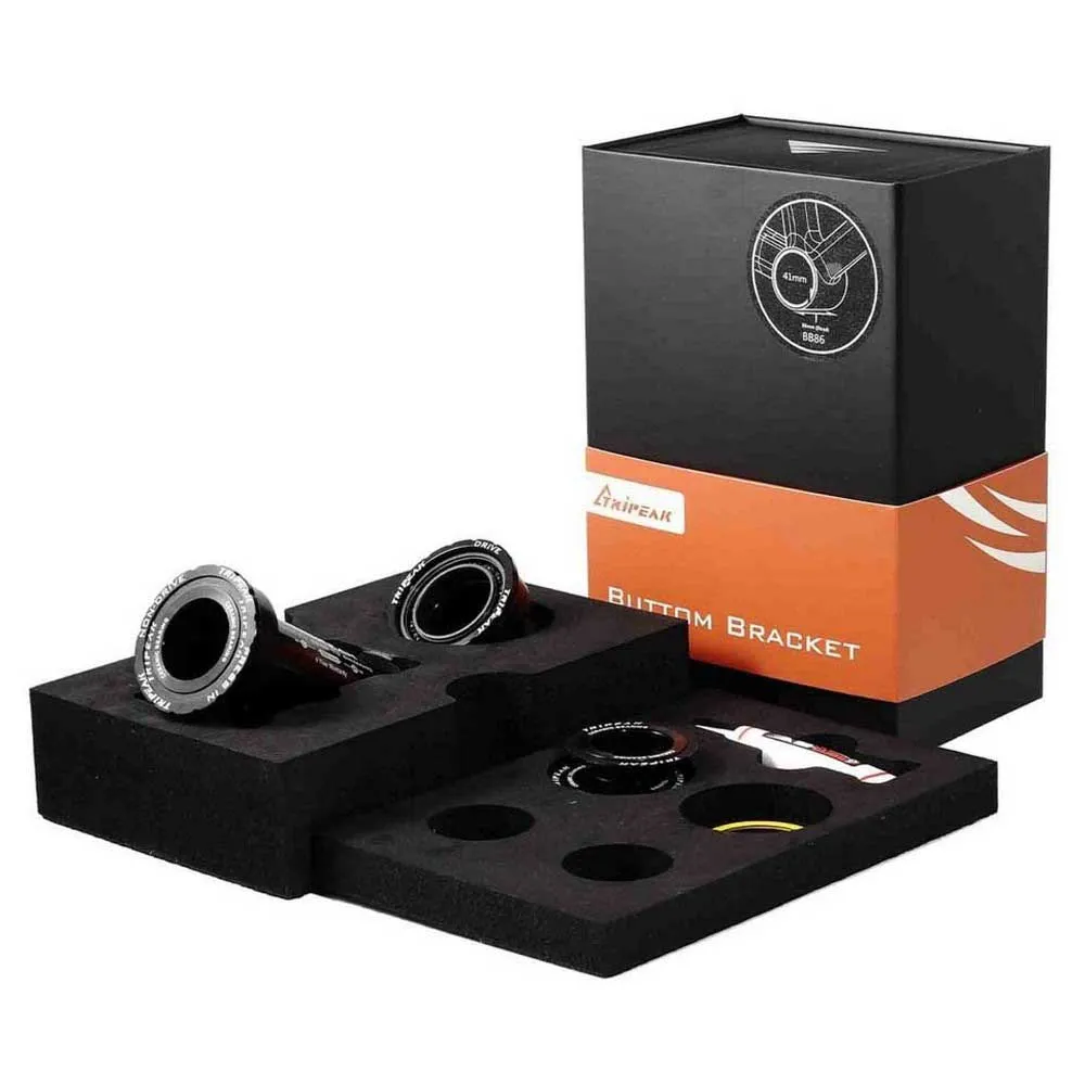 Tripeak Jetstream Pro Twistfit 41 Mm/bb86 Shimano 24 Mm Ceramic Vevlagerskoppar, Black, 86mm