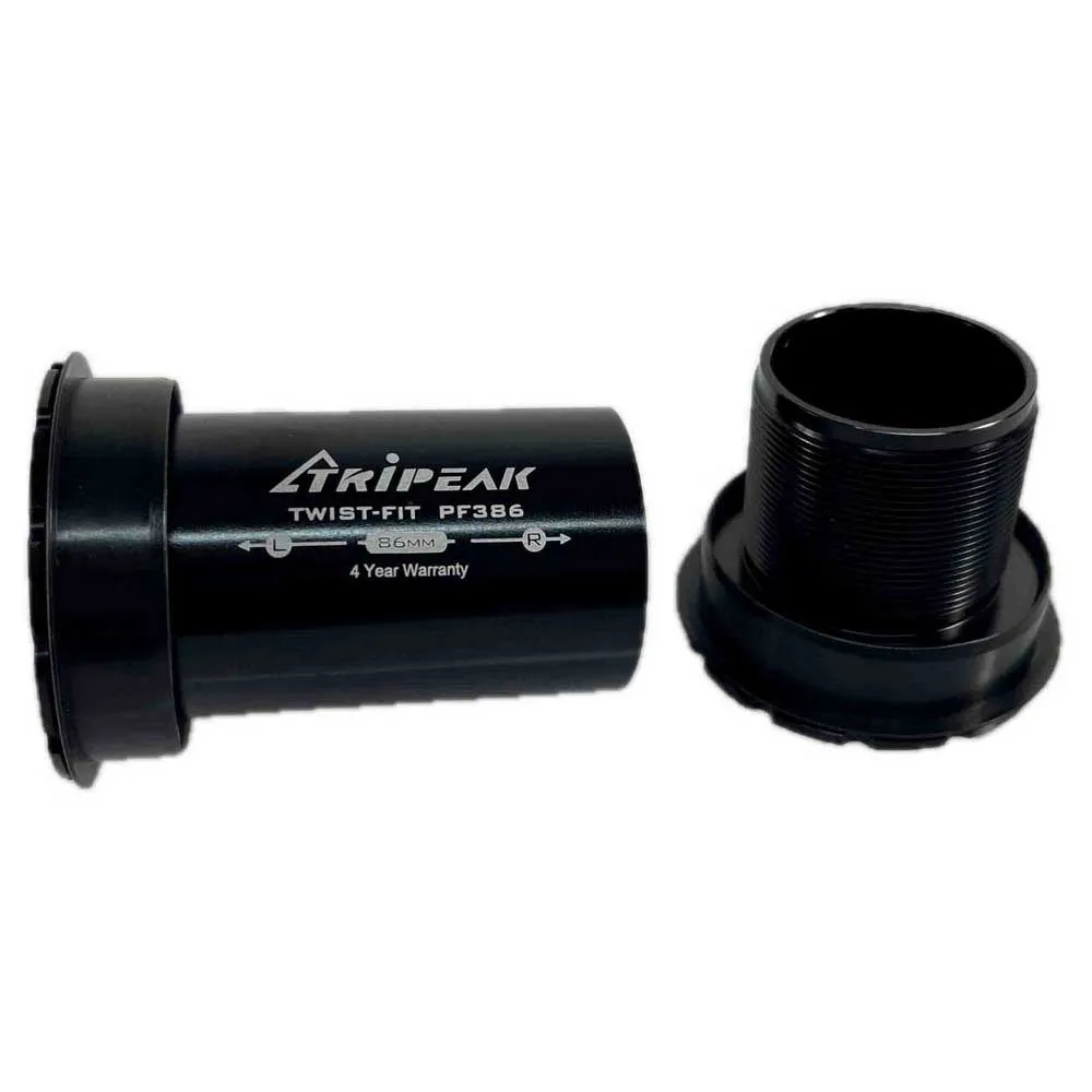 Tripeak Jetstream Pro Twistfit 46 Mm/bb386 Sh/sram Dub/rotor 3d Ceramic Vevlagerskoppar, Black, 86mm Tripeak Jetstream Pro Twistfit 46 Mm/bb386 Sh/sram Dub/rotor 3d Ceramic Vevlagerskoppar, Black, 86mm