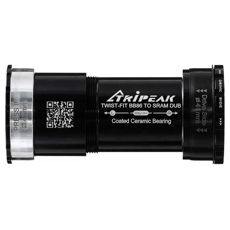 Tripeak Jetstream Pro Twistfit Vevlagerskoppar, Black, 86mm Tripeak Jetstream Pro Twistfit Vevlagerskoppar, Black, 86mm
