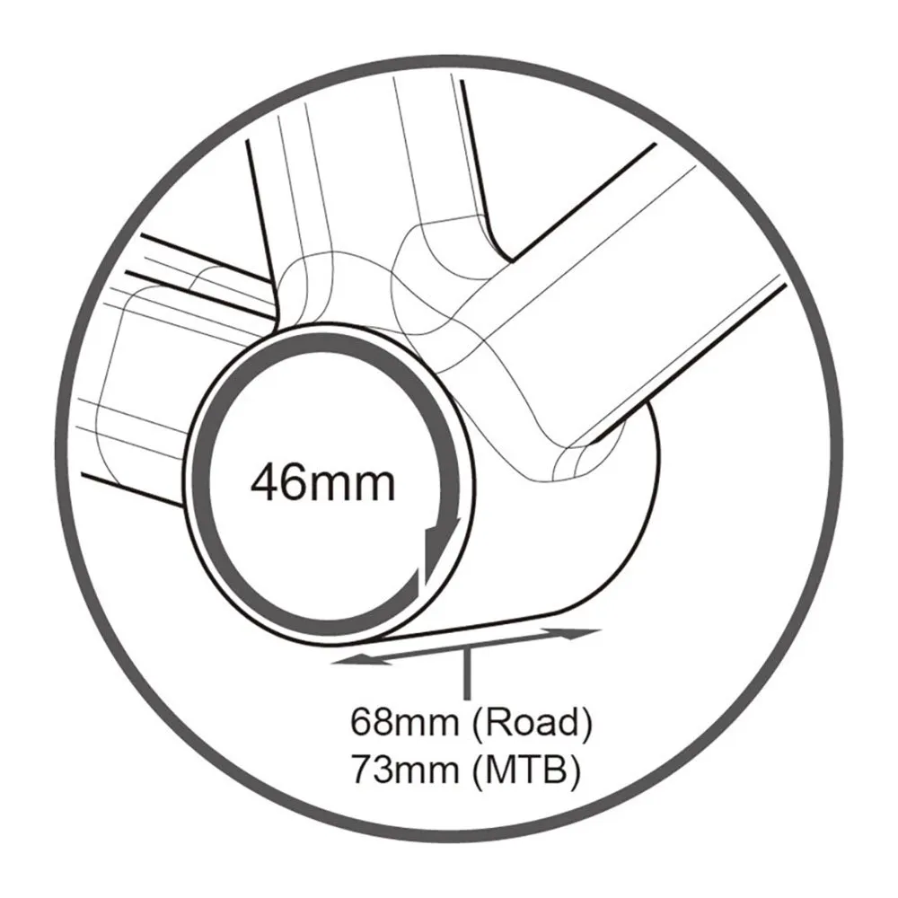 Tripeak Pf30/bb30 Campagnolo Ultratorque Vevlager, Black, 68/73mm