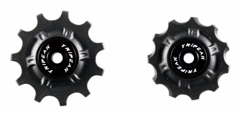 Tripeak rulltrissor keramiska lager 11T Shimano/SRAM, Svart Tripeak rulltrissor keramiska lager 11T Shimano/SRAM, Svart