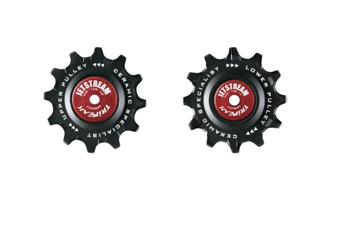 Tripeak rulltrissor keramiska lager 12T/12T 12S SRAM AXS Road, Svart Tripeak rulltrissor keramiska lager 12T/12T 12S SRAM AXS Road, Svart