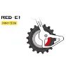 Tripeak Sram Axs Red E1 12-18t Ceramic Trisshjulssats För Cykel, Black, One Size