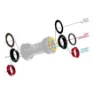 Tripeak T47 Factor/cervelo Shimano/sram Dub/rotor 3d Steel Vevlagerskoppar, Black, 77.5mm