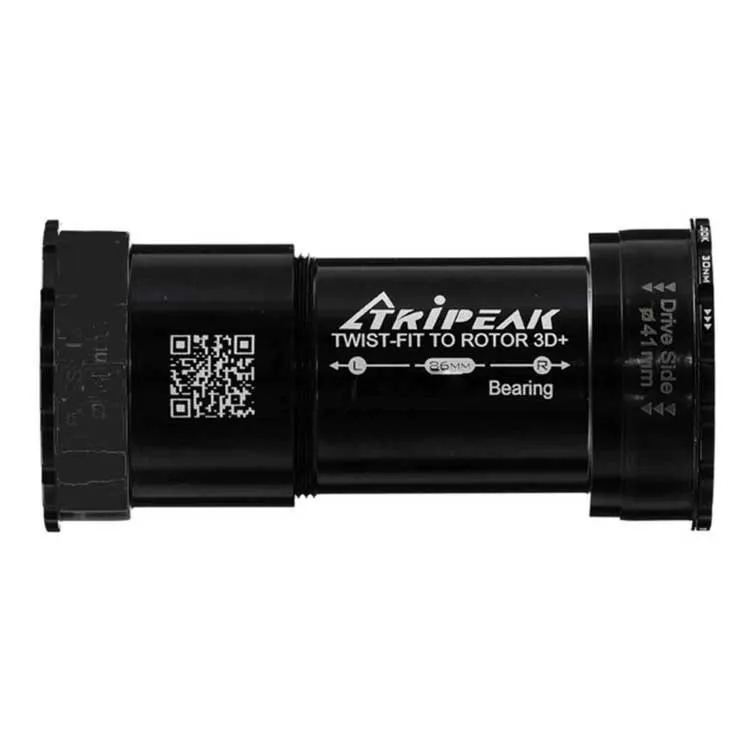 Tripeak Twist Fitt Bb86 Rotor 3d Steel Vevlagerskoppar, Black, 86/92mm