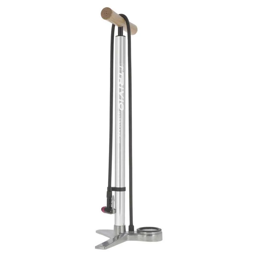Trivio Hurricane High Pressure Cykelpump, Silver, 240psi
