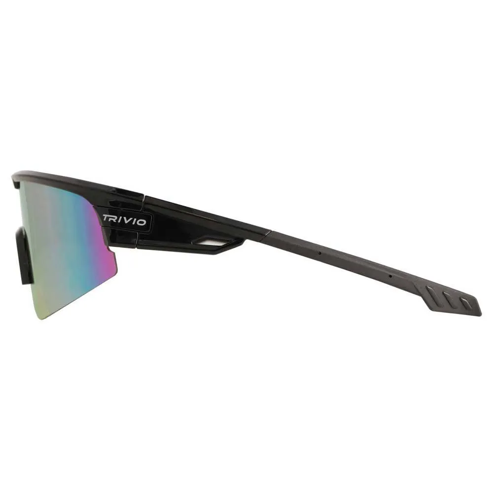 Trivio Octo Solglasögon, Black, Revo Pink Mirror/CAT3