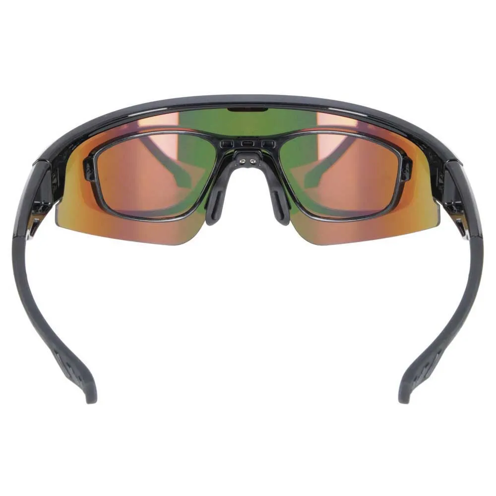 Trivio Octo Solglasögon, Black, Revo Pink Mirror/CAT3